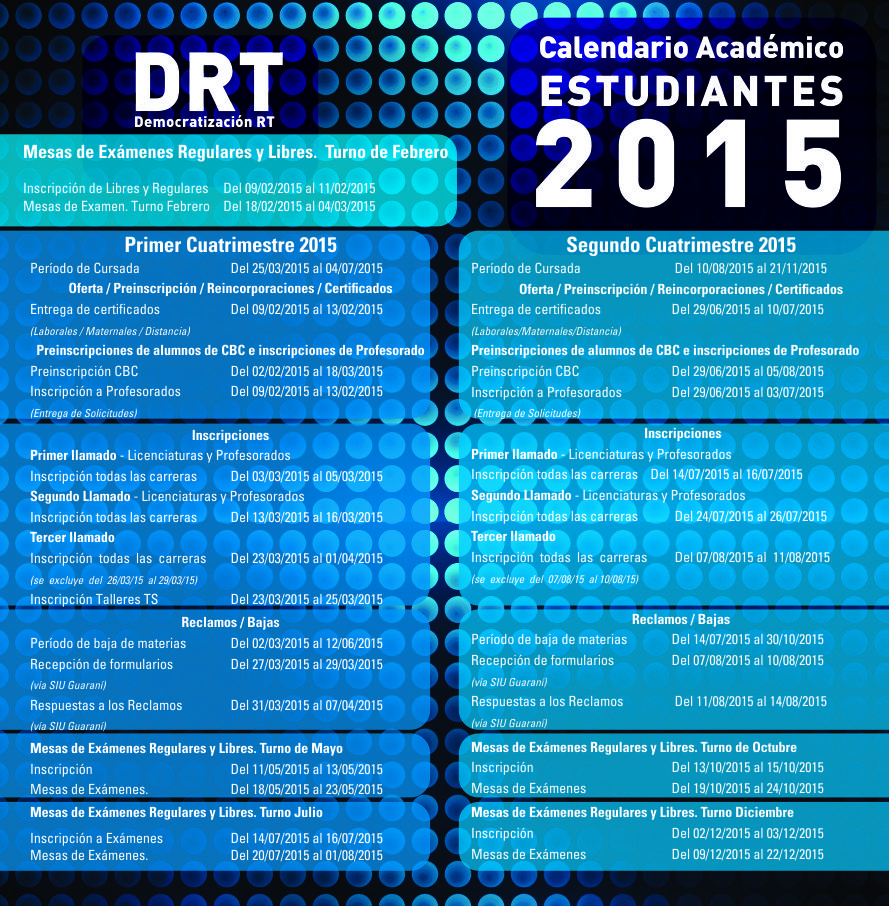 Calendario Académico 2015