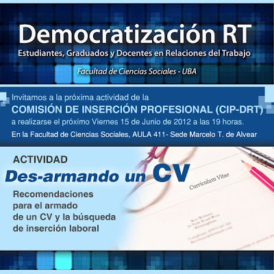 Actividad Abierta: Des-armando un CV