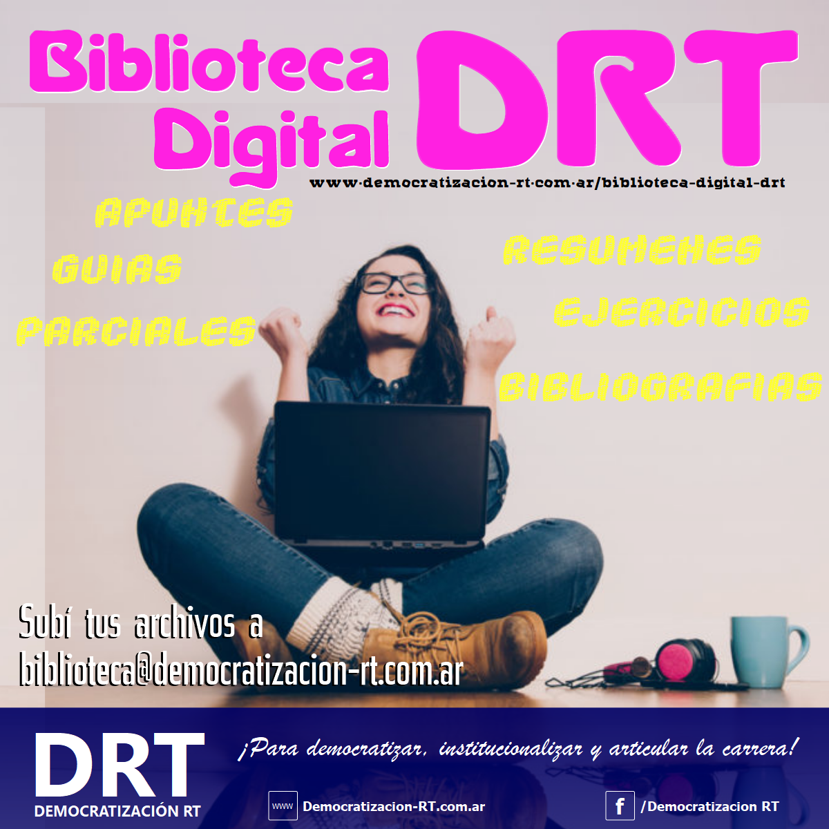 Clic para ingresar a la Biblioteca digital de DRT
