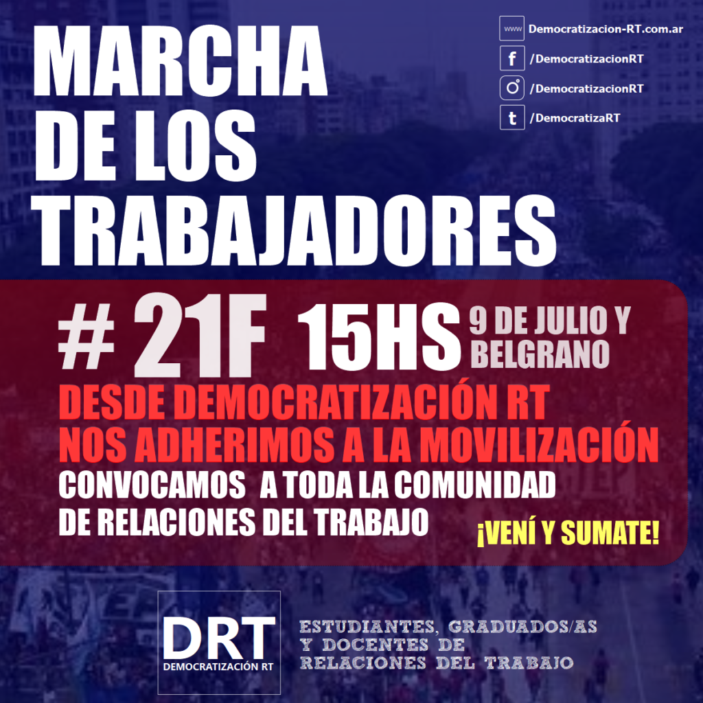 #21F ¡DRT MARCHA!