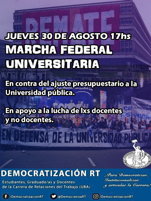 HOY | Marcha Federal Universitaria