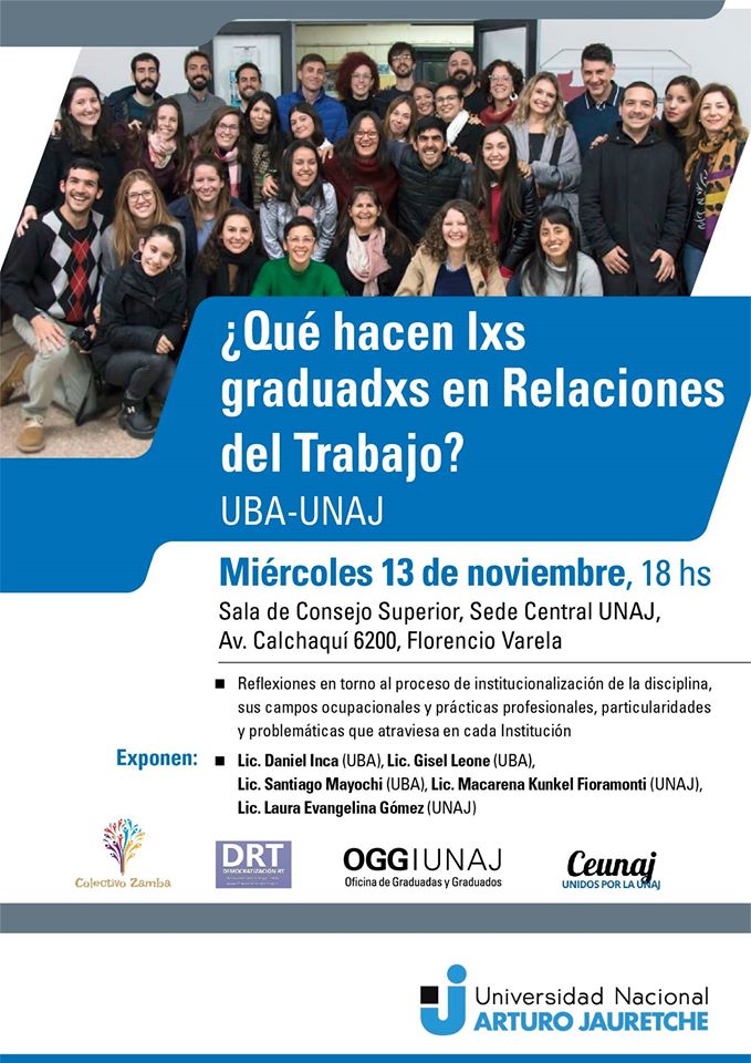 ¿Qué hacen lxs graduadxs en Relaciones del Trabajo?