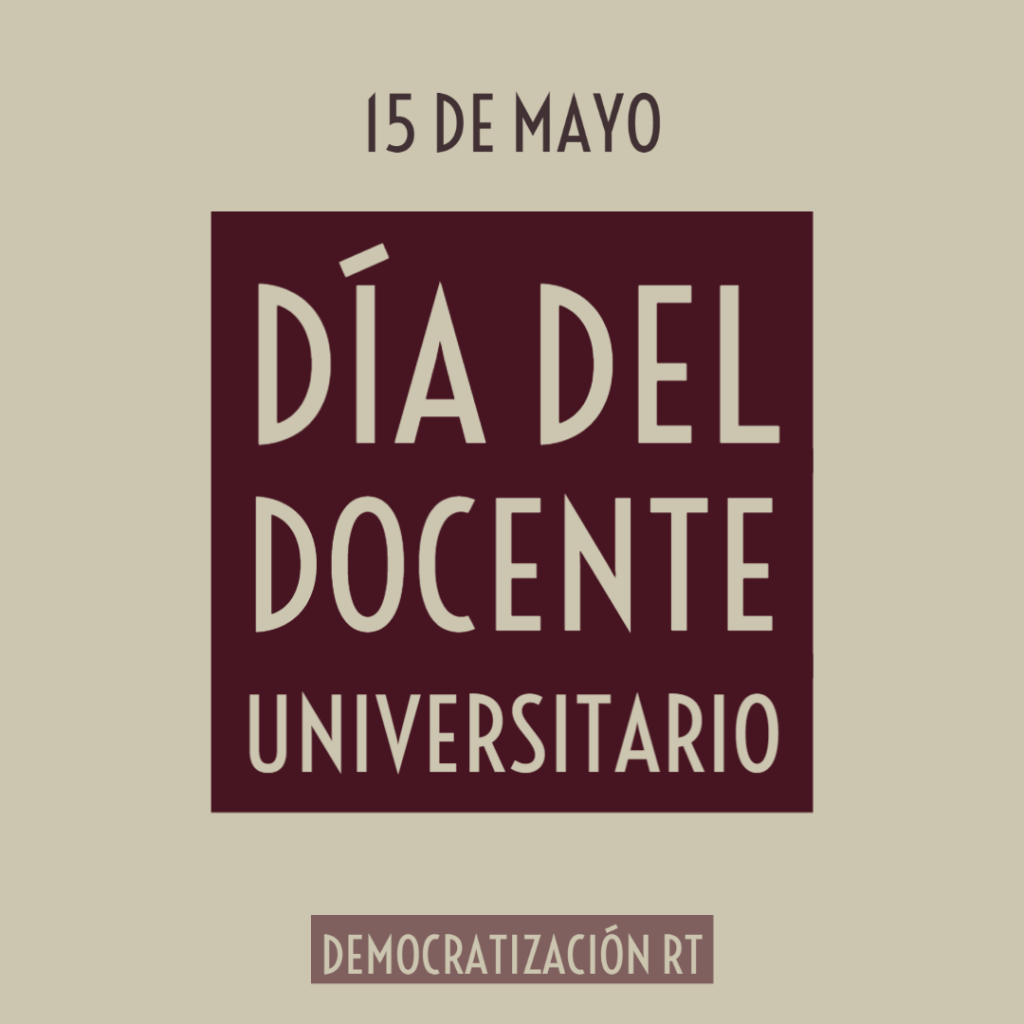 15 de mayo – Día del docente universitario