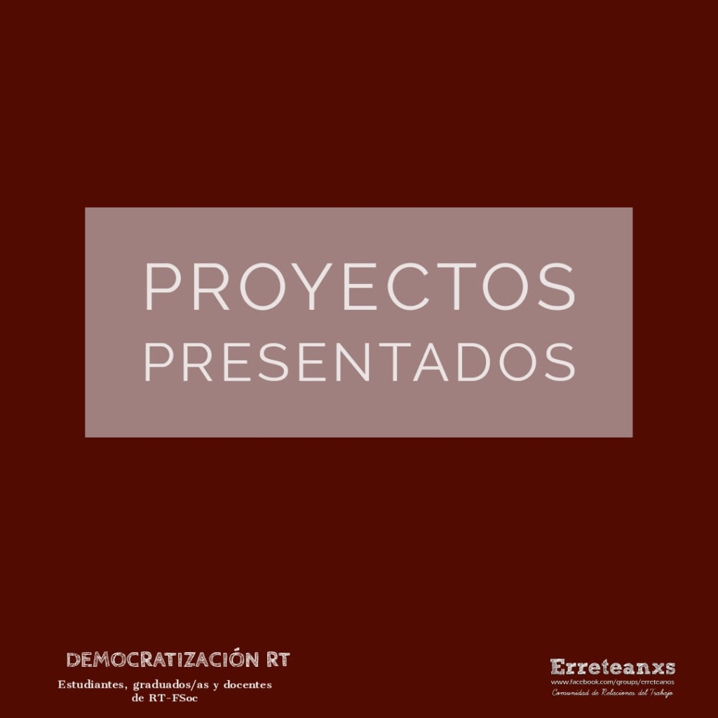 Proyectos presentados