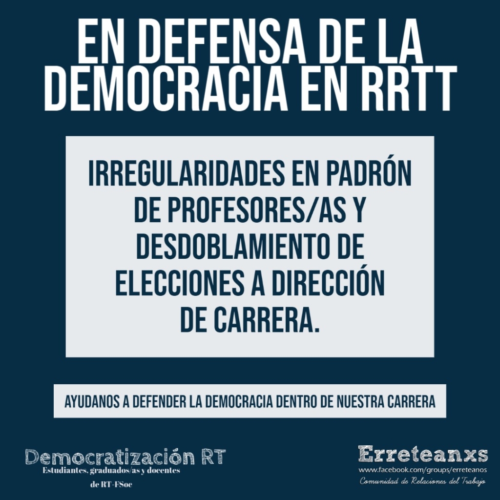 En defensa de la democracia en RRTT