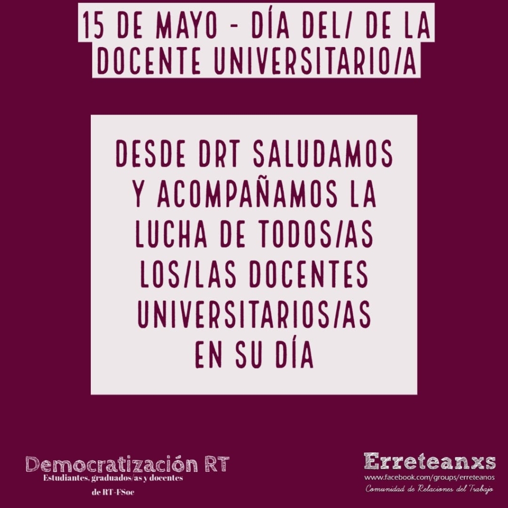 Día del/de la docente universitario/a