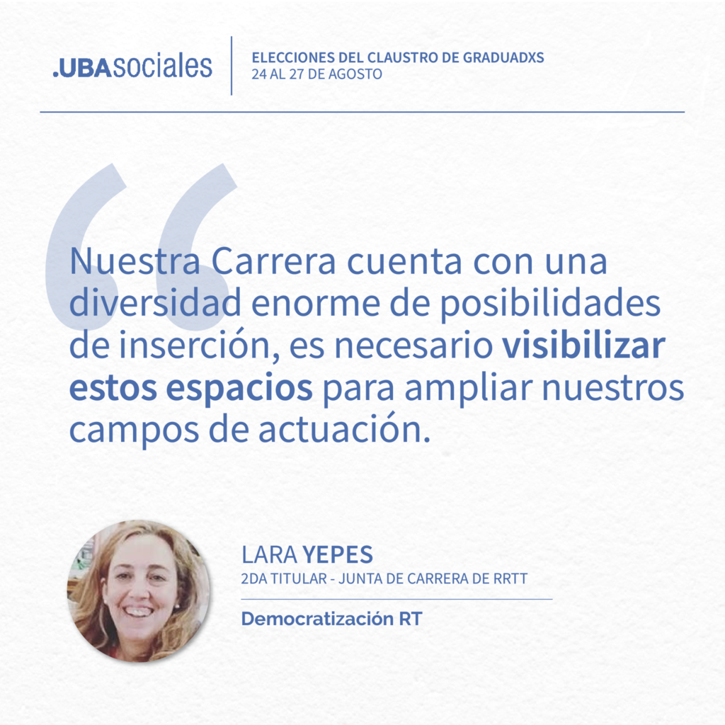 Lara Yepes – 2da titular | Conocé a nuestros/as candidatos/as