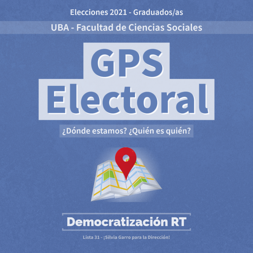 GPS electoral: ¿dónde estamos? ¿quién es quién?