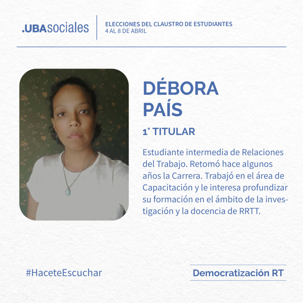 Débora País | HaceteEscuchar | Votá DRT