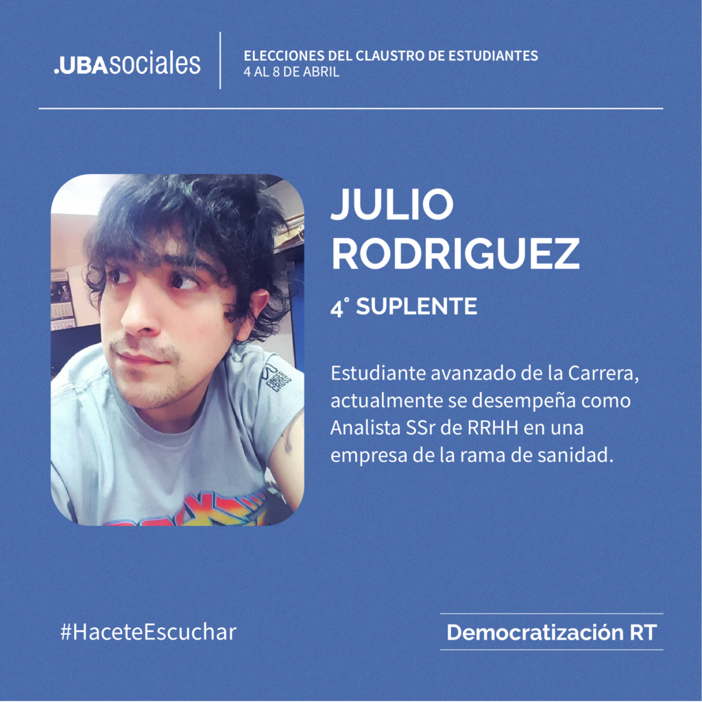 Julio Rodriguez | HaceteEscuchar | Votá DRT