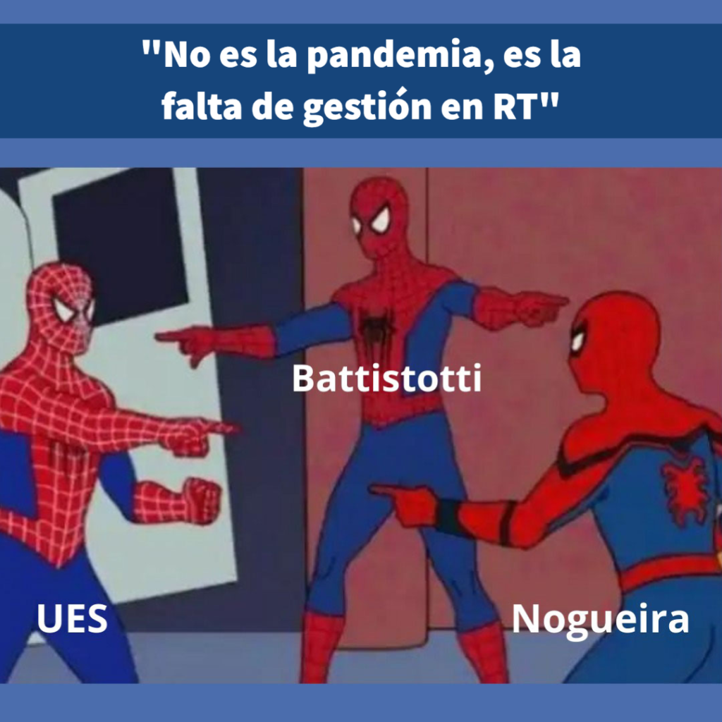 No es la pandemia, es la falta de gestión en RT.