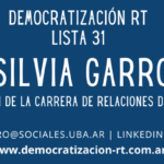 Conocé a nuestra candidata a la Dirección: Silvia Garro