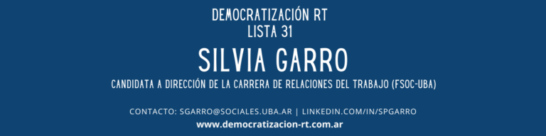Conocé a nuestra candidata a la Dirección: Silvia Garro