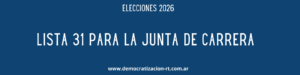 Conocé a nuestras candidatas para la Junta de Carrera