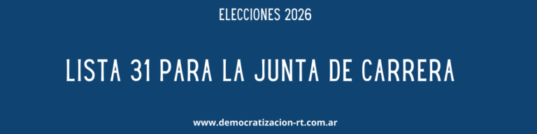 Conocé a nuestras candidatas para la Junta de Carrera
